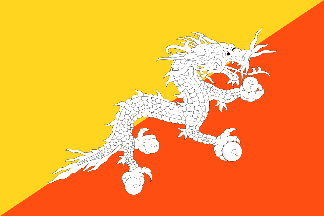 Bhutan – Flag & Facts