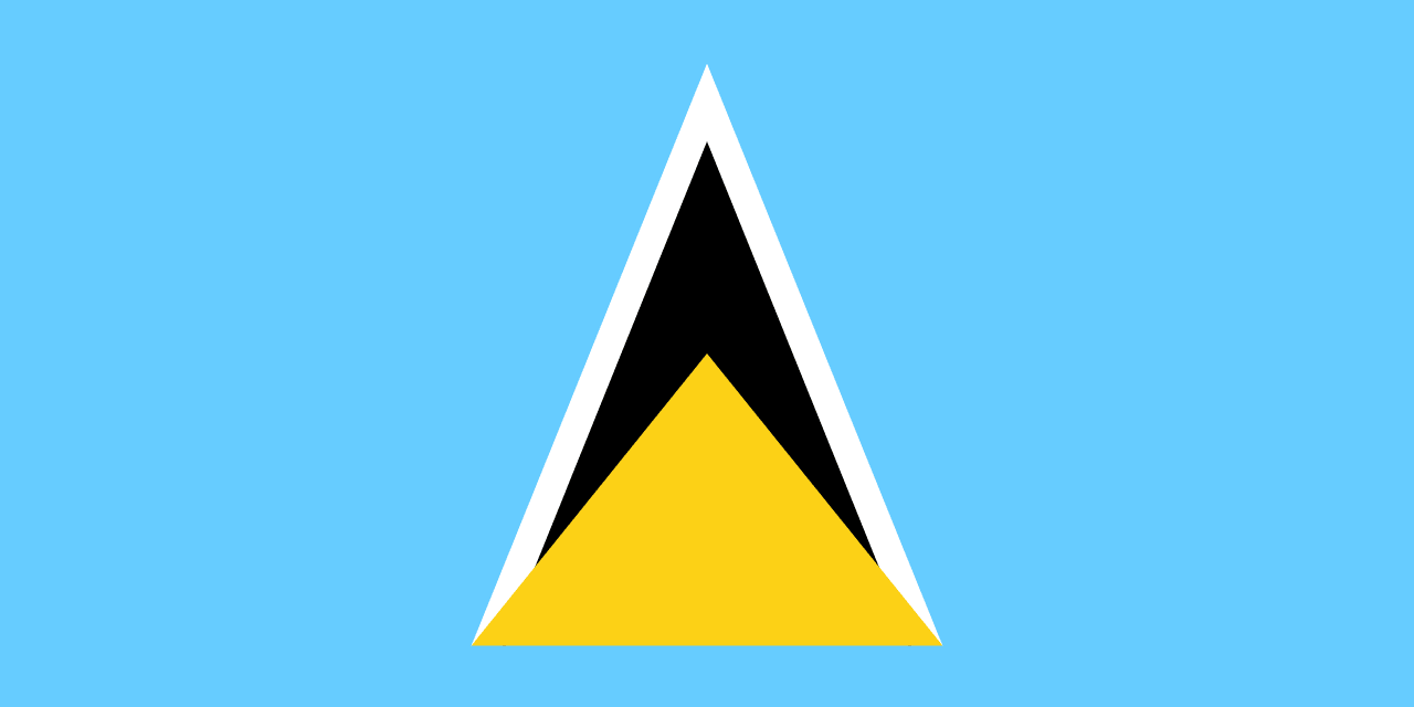 Saint Lucia – Flag graphic